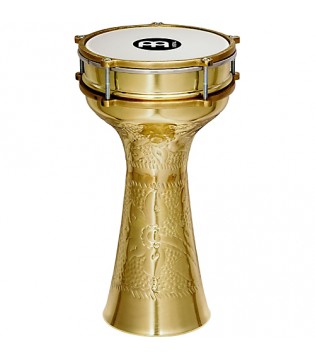 MEINL HE-214 COPPER DARBUKA BRASS-PLATED HAND-HAMMERED дарбука